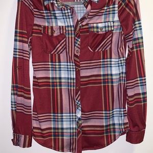 Worn once day trip button down flannel size small